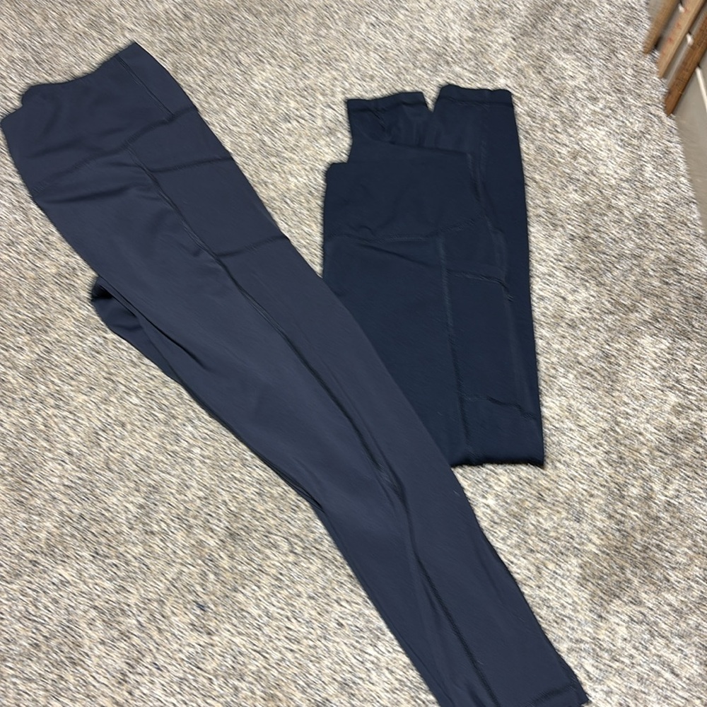 90 Degree by reflex XL CAPRI YOGA PANTS 76 poly 24 spandex 25” inseam 2 …